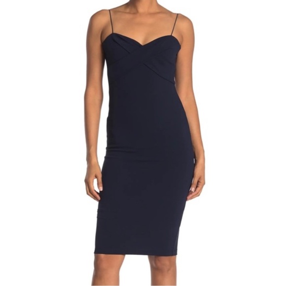 Love x Design NWT Cockail Midi Dress Navy